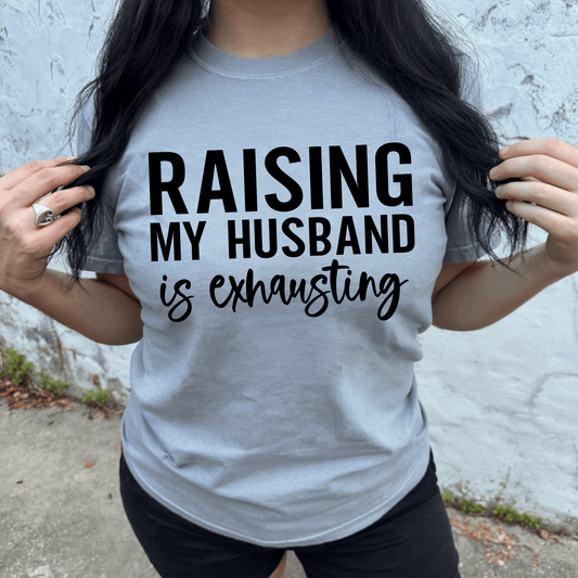 FestiviTees Women - Apparel - Shirts - T-Shirts Raising My Husband Graphic Tee