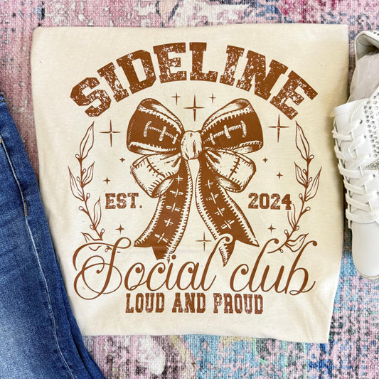 FestiviTees Women - Apparel - Shirts - T-Shirts Sideline Social Club Graphic Tee