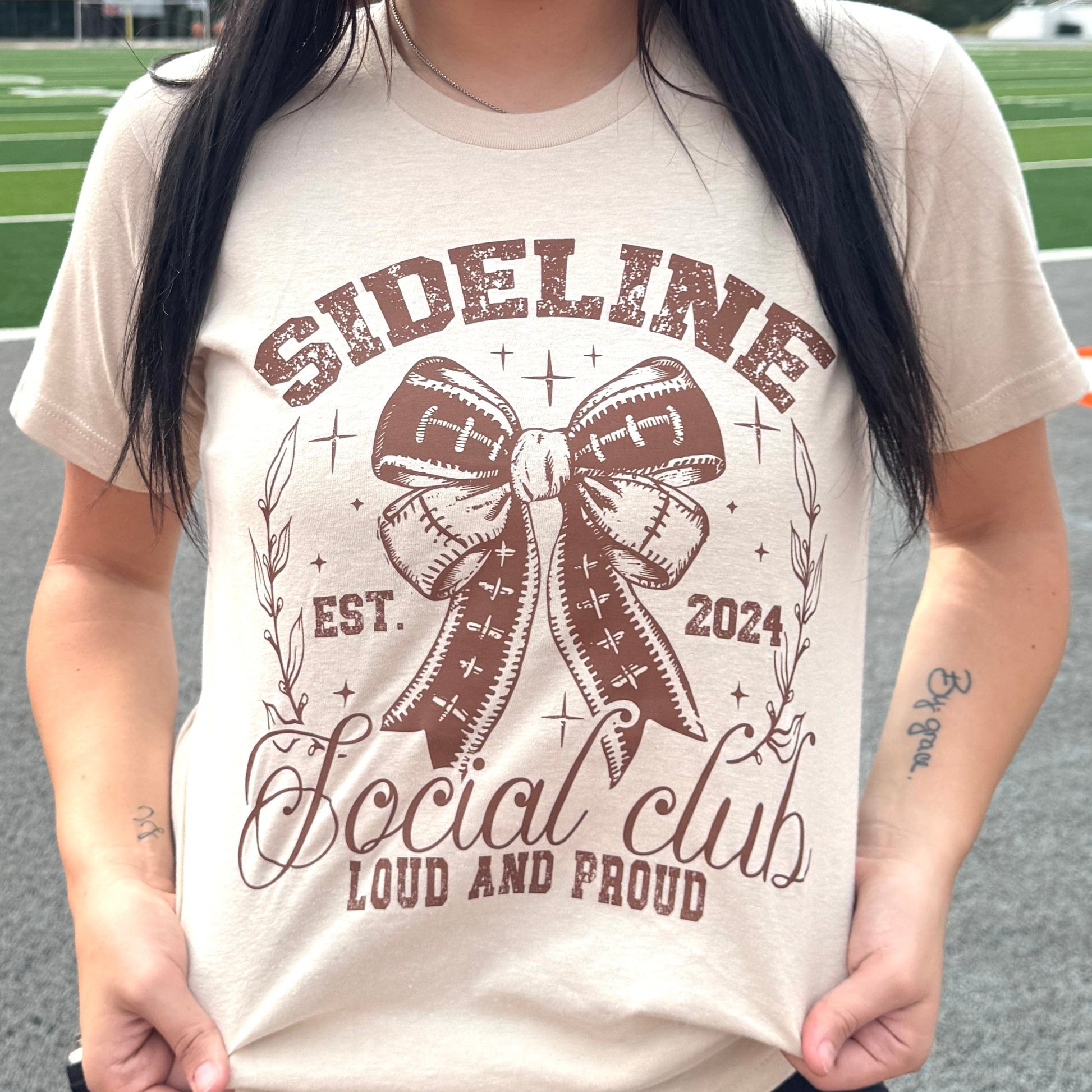 FestiviTees Women - Apparel - Shirts - T-Shirts Sideline Social Club Graphic Tee