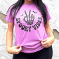 FestiviTees Women - Apparel - Shirts - T-Shirts Spooky Vibes Peace Graphic Tee