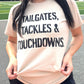 FestiviTees Women - Apparel - Shirts - T-Shirts Tailgates and Touchdowns Graphic Tee