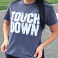 FestiviTees Women - Apparel - Shirts - T-Shirts Touch Down Distressed Graphic Tee