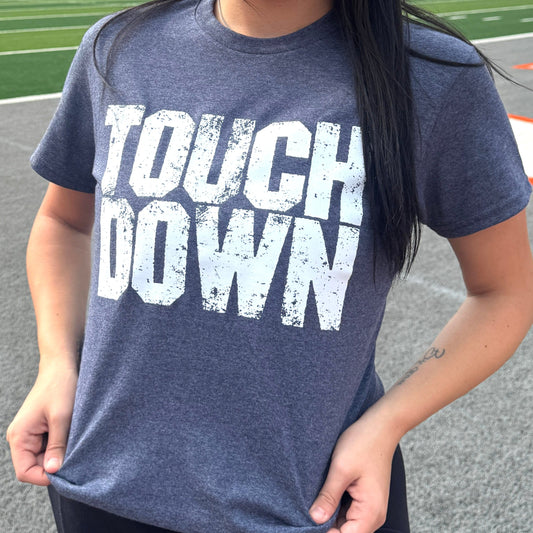 FestiviTees Women - Apparel - Shirts - T-Shirts Touch Down Distressed Graphic Tee