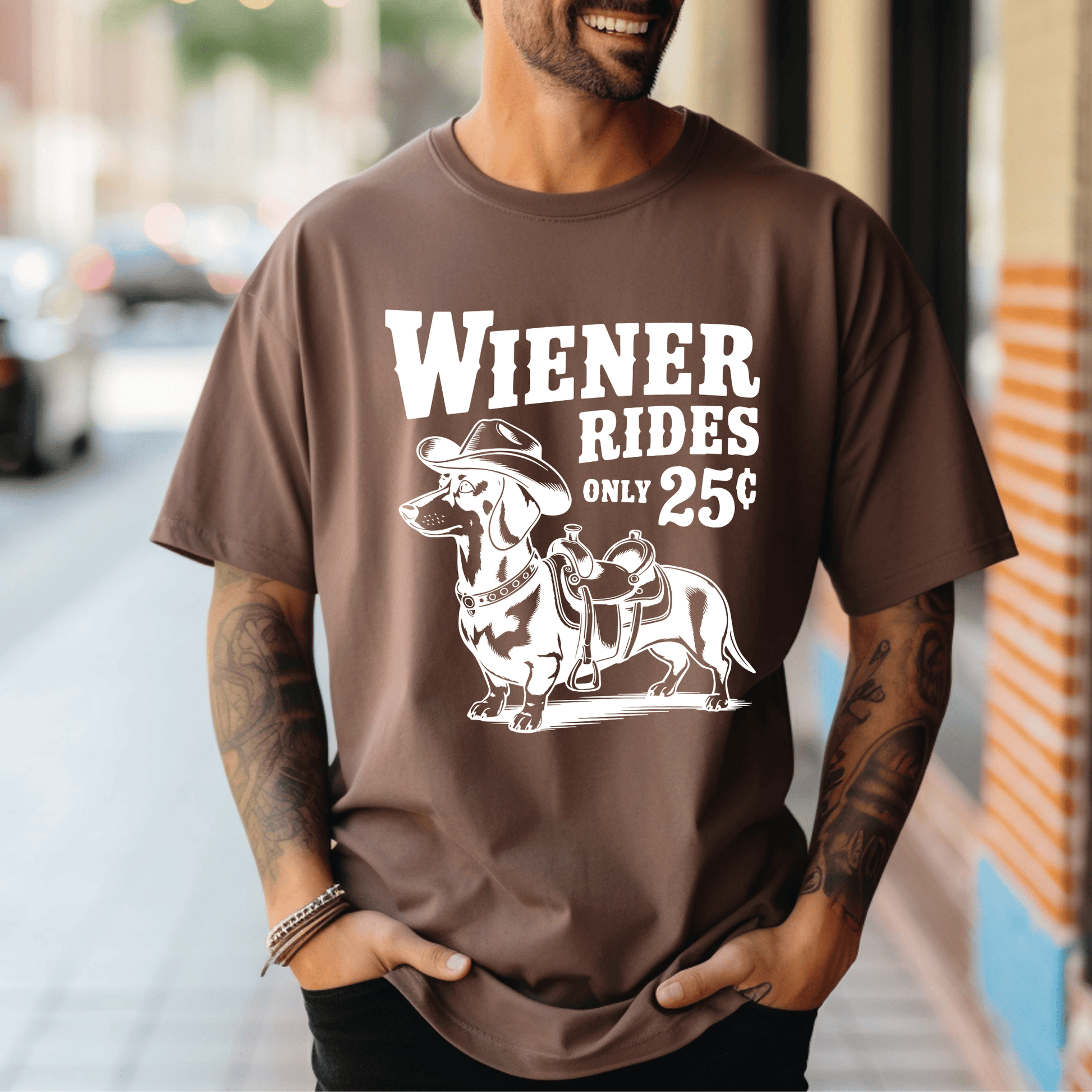 FestiviTees Women - Apparel - Shirts - T-Shirts Wiener Rides Graphic Tee