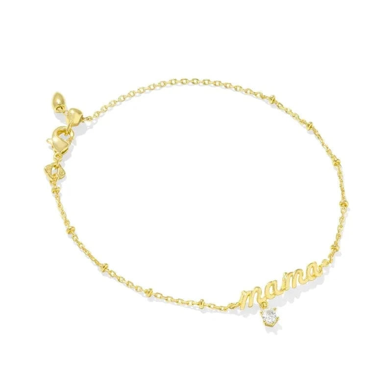 Kendra Scott Women - Accessories - Bracelet Mama Gold Crystal Delicate Chain Bracelet | Kendra Scott