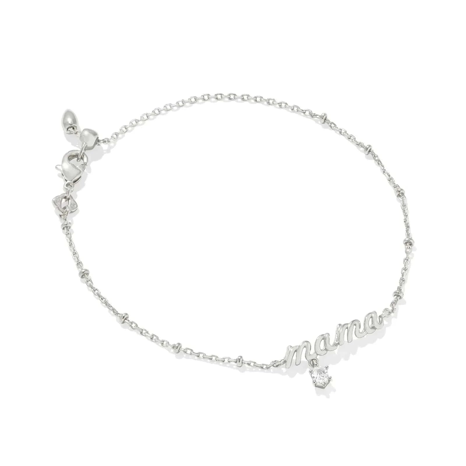Kendra Scott Women - Accessories - Bracelet Mama Silver Crystal Delicate Chain Bracelet | Kendra Scott