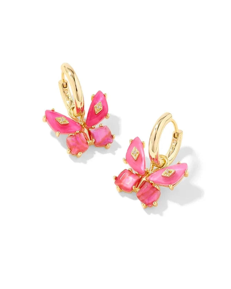 Kendra Scott Women - Accessories - Earrings Bianca Butterfly Gold Huggie Earrings| Kendra Scott