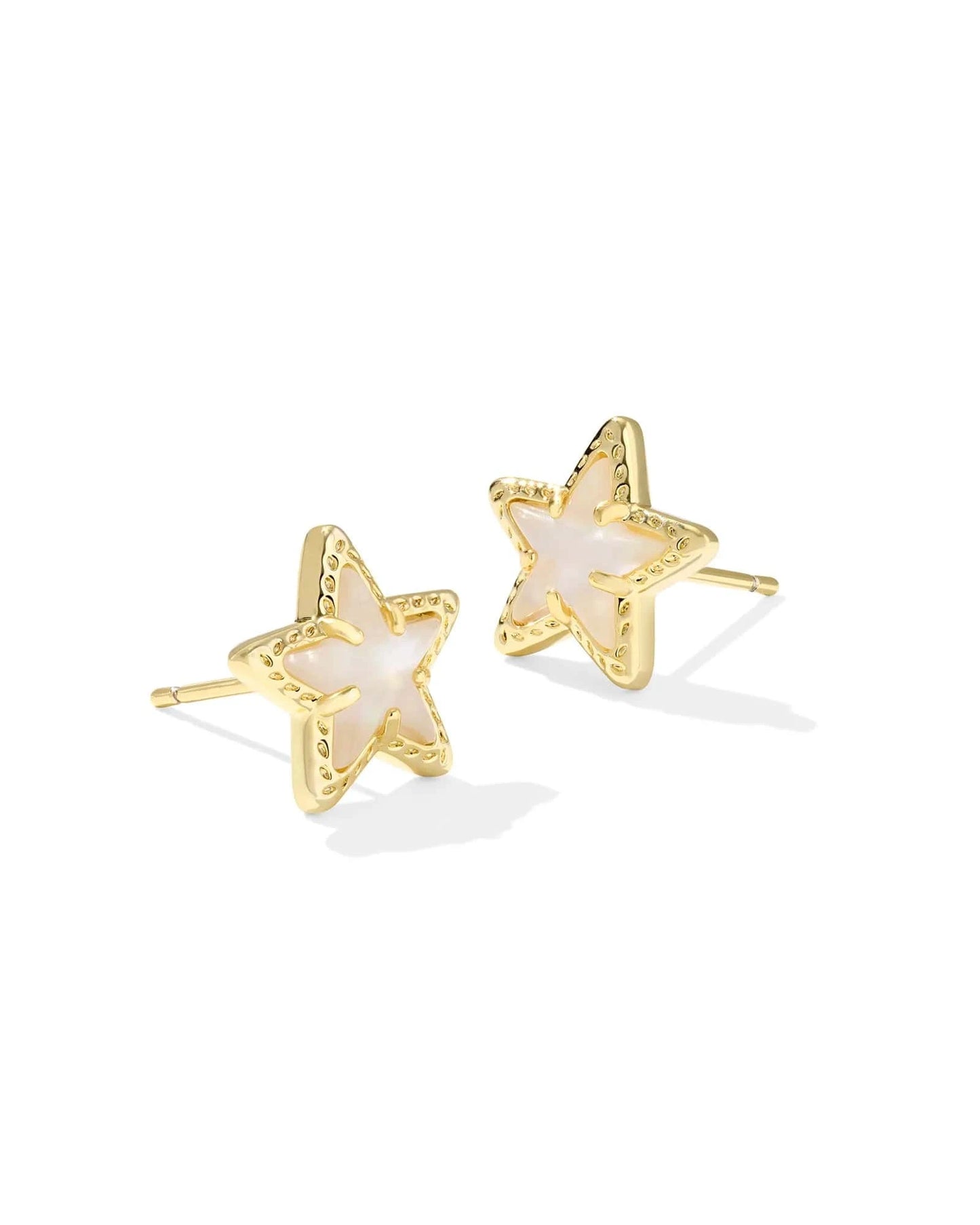 Kendra Scott Women - Accessories - Earrings Cassidy Gold Stud Earrings Ivory MOP | Kendra Scott