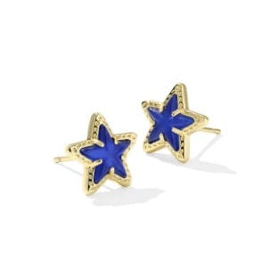Kendra Scott Women - Accessories - Earrings Cassidy Gold Stud EarringsCobalt Illusion | Kendra Scott