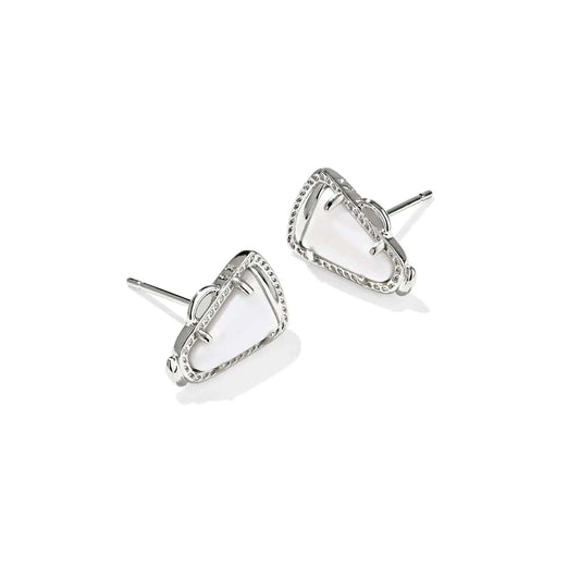 Kendra Scott Women - Accessories - Earrings Cheer Silver Stud Earrings| Kendra Scott