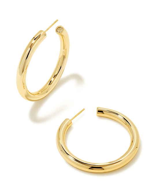Kendra Scott Women - Accessories - Earrings Colette Large Hoop Earrings in Gold | Kendra Scott