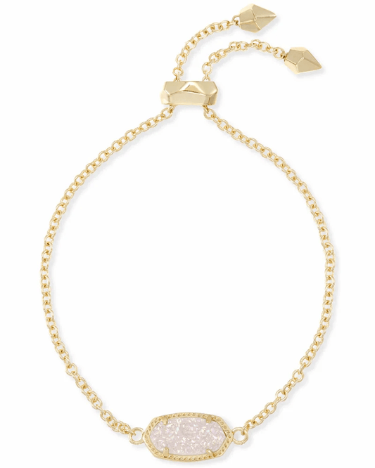Kendra Scott Women - Accessories - Earrings Elaina Delicate Chain Bracelet Gold Iridescent Drusy | Kendra Scott