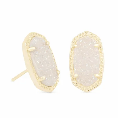 Kendra Scott Women - Accessories - Earrings Ellie Stud Earrings Gold Iridescent Drusy | Kendra Scott