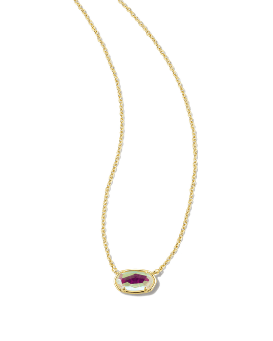 Kendra Scott Women - Accessories - Earrings Grayson Gold Pendant Necklace in Dichroic Glass | Kendra Scott