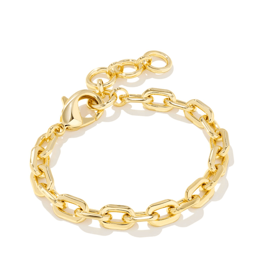 Kendra Scott Women - Accessories - Earrings Korinne Chain Bracelet Gold Metal | Kendra Scott