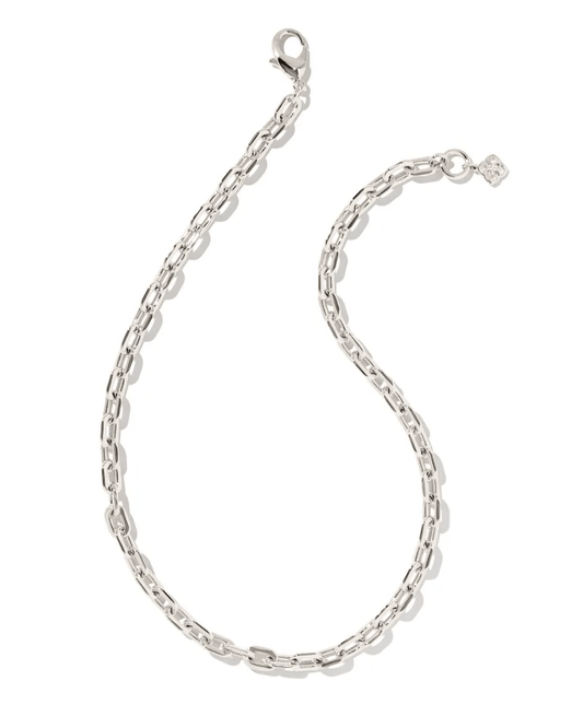 Kendra Scott Women - Accessories - Earrings Korinne Chain Necklace in Silver | Kendra Scott