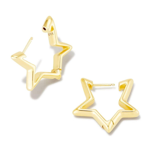 Kendra Scott Women - Accessories - Earrings STAR HUGGIE EARRINGS GOLD| Kendra Scott