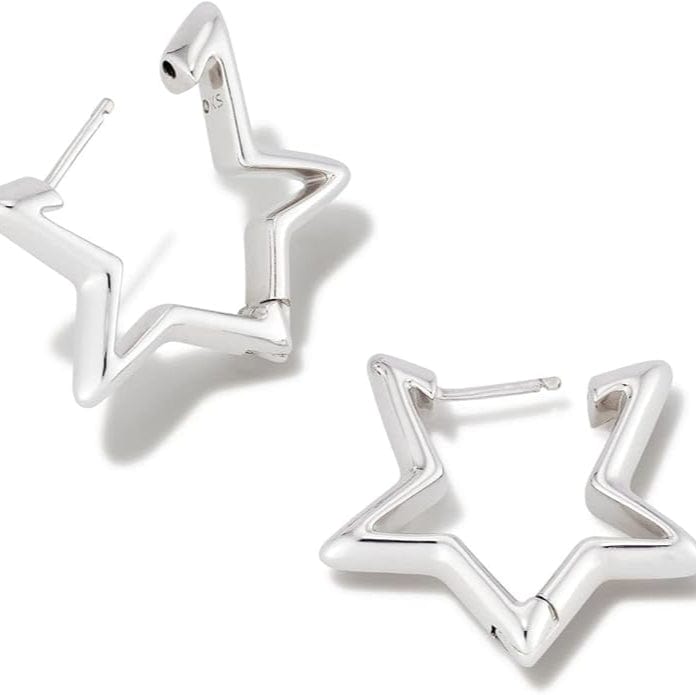 Kendra Scott Women - Accessories - Earrings STAR HUGGIE EARRINGS SILVER| Kendra Scott