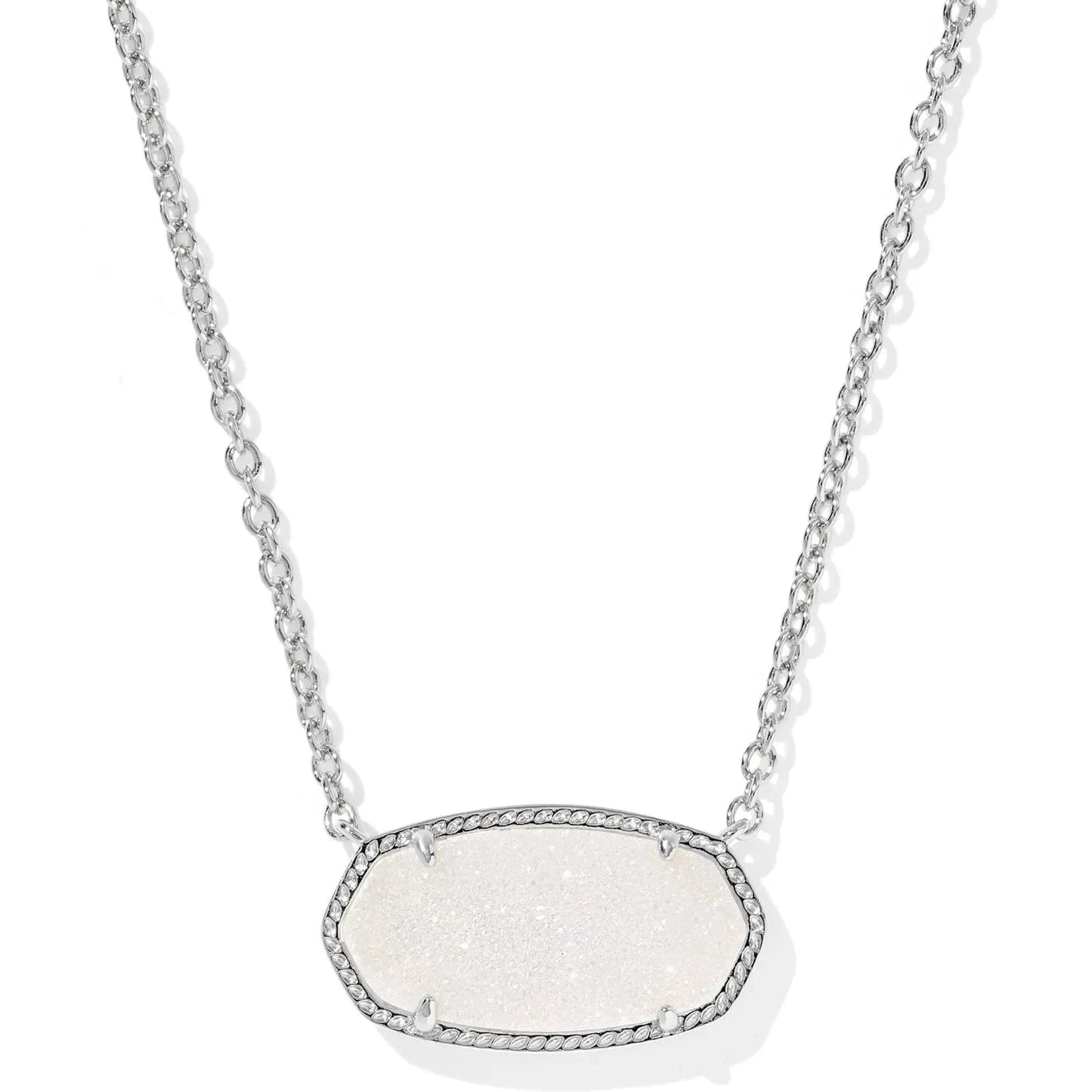 Kendra Scott Women - Accessories - Necklace Elisa Silver Statement Short Pendant Necklace| Kendra Scott