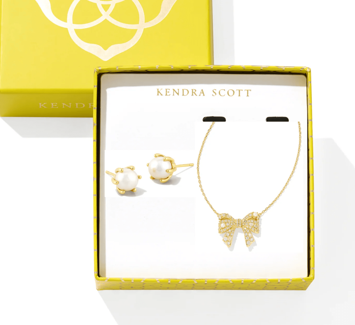 Kendra Scott Women - Accessories - Necklace Krista Bow Ashton Nck Set Gold/Pearl | Kendra Scott