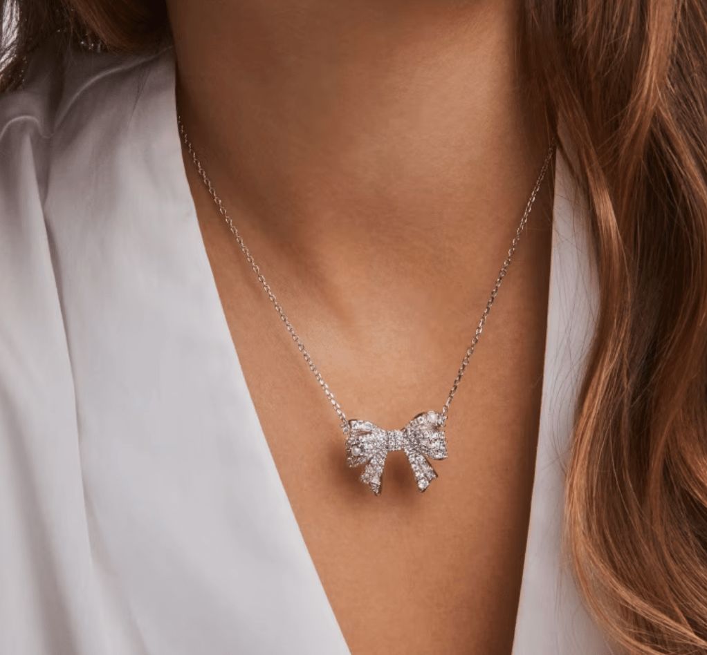 Kendra Scott Women - Accessories - Necklace Krista Bow Ashton Nck Set Silver/Pearl | Kendra Scott