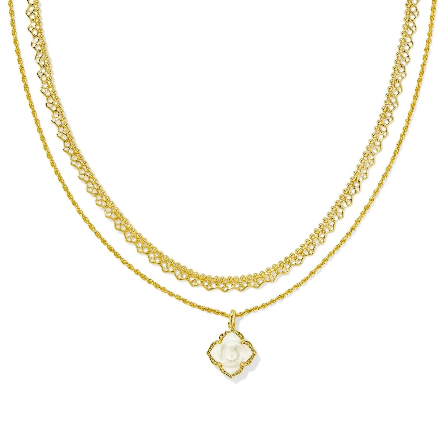 Kendra Scott Women - Accessories - Necklace Mallory Rose Gold Multi Strand Necklace | Kendra Scott