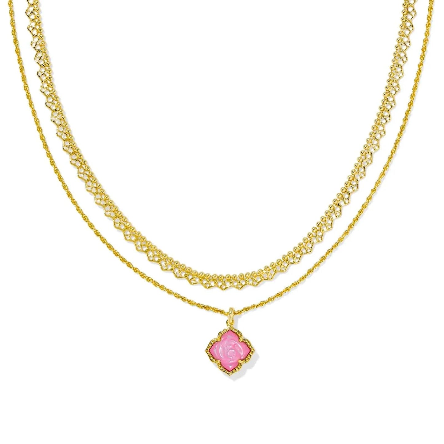 Kendra Scott Women - Accessories - Necklace Mallory Rose Gold Multi Strand Necklace | Kendra Scott