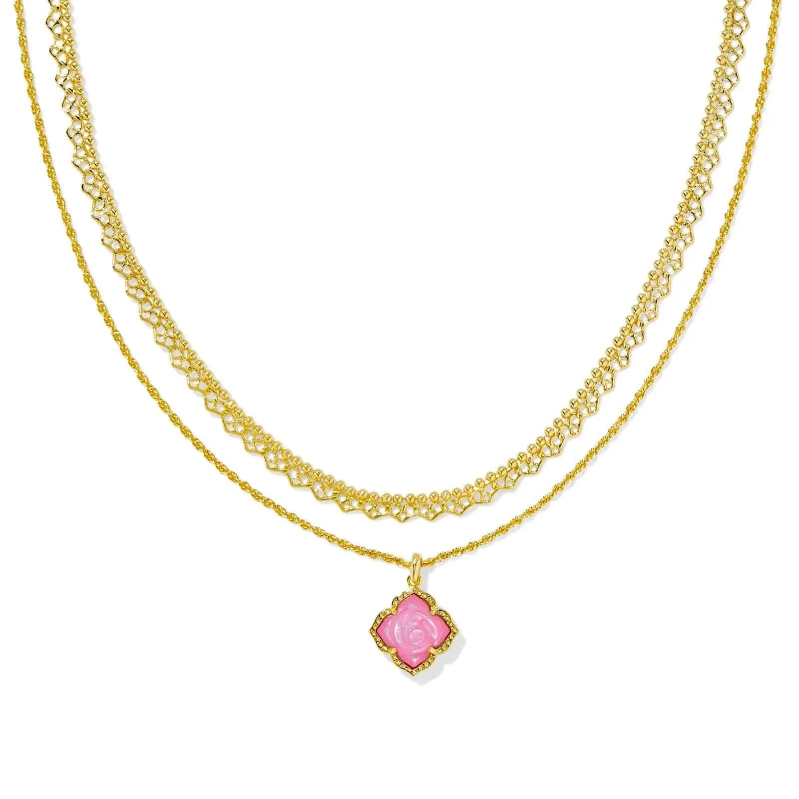 Kendra Scott Women - Accessories - Necklace Mallory Rose Gold Multi Strand Necklace | Kendra Scott