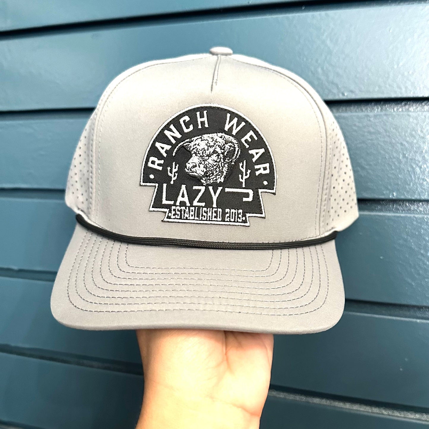 Lazy J Men - Apparel - Shirts - T-Shirts Lazy J Ranch Wear Hydro Graphite Arrowhead Patch Cap