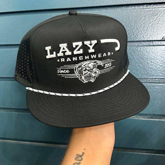 Lazy J Women - Apparel - Shirts - T-Shirts Lazy J Ranch Wear Black Performance Cap