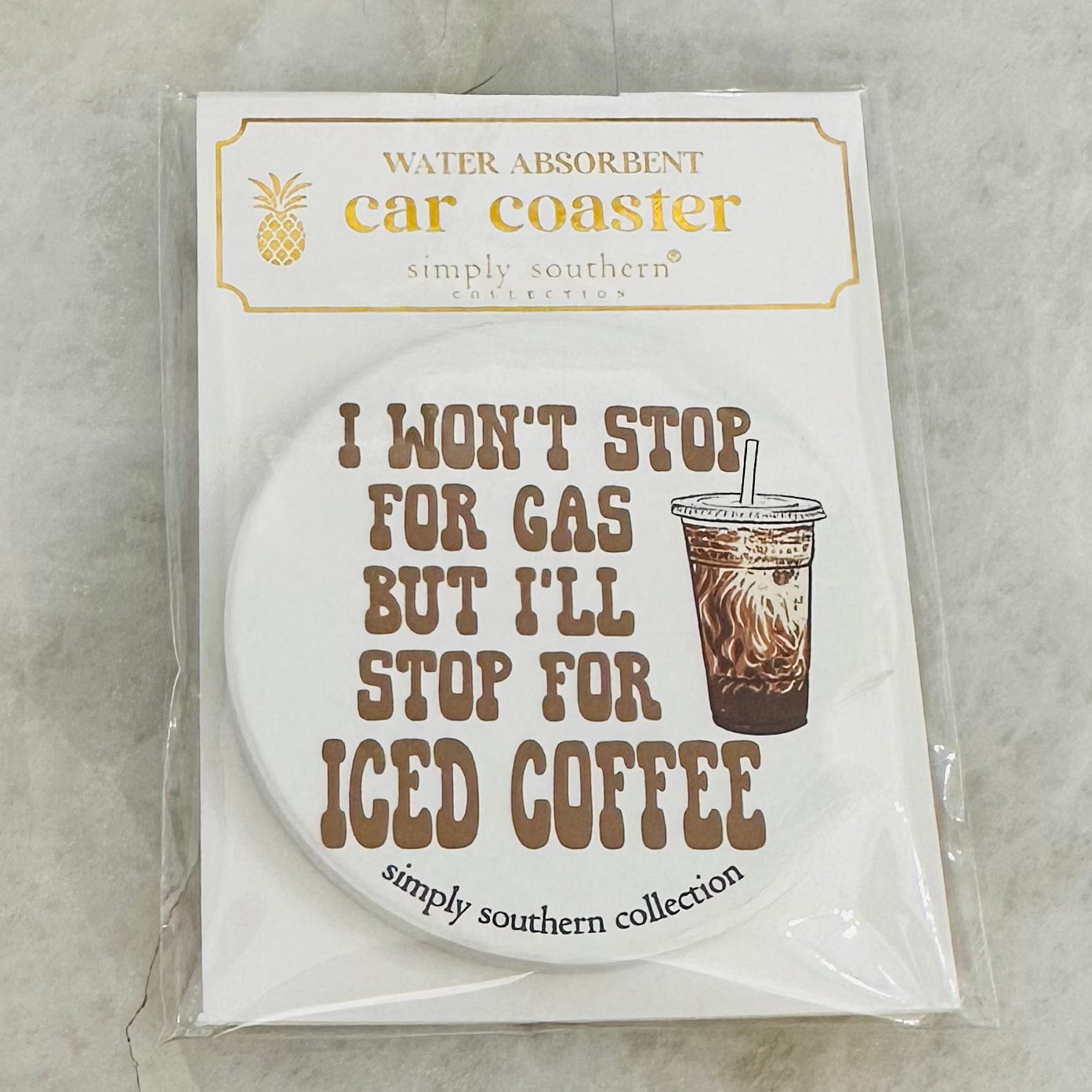 Mugsby Simply Southern Car Coasters New!