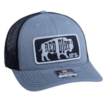 Red Dirt Hat Co. Mens Red Dirt Grey Buffalo Hat