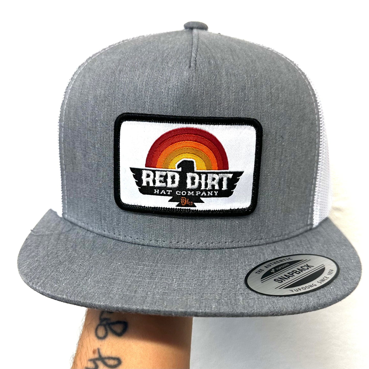 Red Dirt Hat Co. Mens Red Dirt Grey Thunderbird Hat