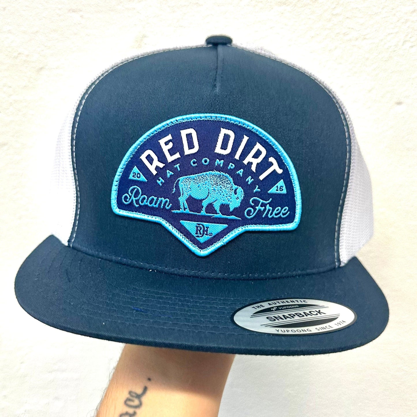 Red Dirt Hat Co. Mens Red Dirt Roam Free Blue Hat