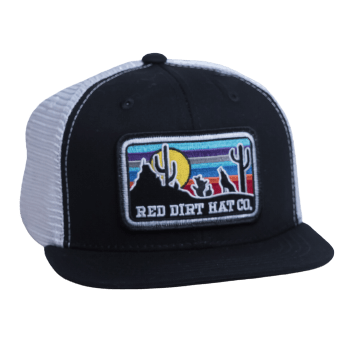 Red Dirt Hat Co. Mens Youth Red Dirt Coyote Sunset Hat