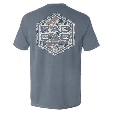 Shield Republic Apparel & Accessories > Clothing > Shirts & Tops Rad Dad Blue Camo Tee