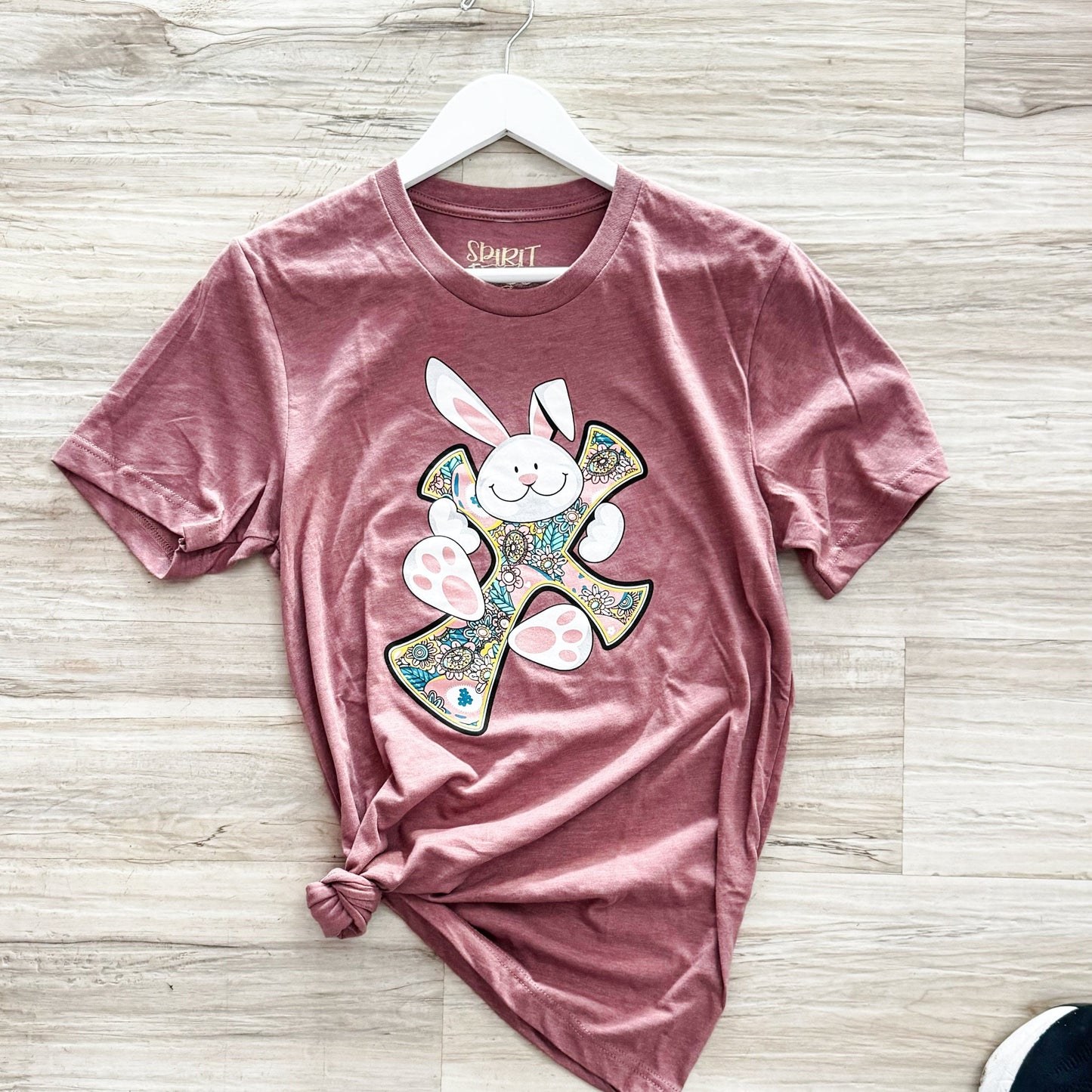 Simply Southern Women - Apparel - Shirts - T-Shirts Cross Bunny Soft Graphic Tee