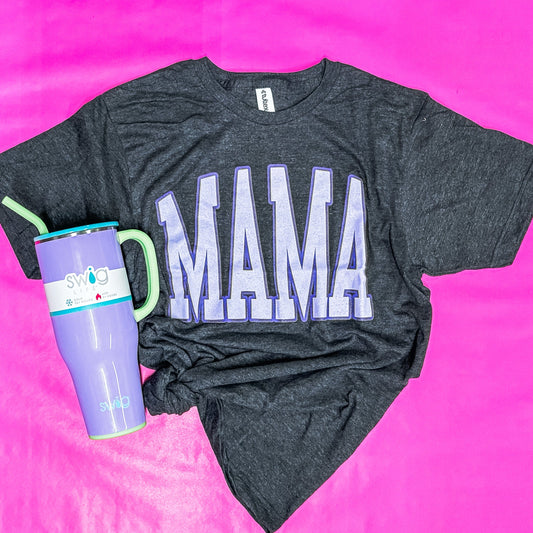Simply Southern Women - Apparel - Shirts - T-Shirts Mama Purple Soft Graphic Tee