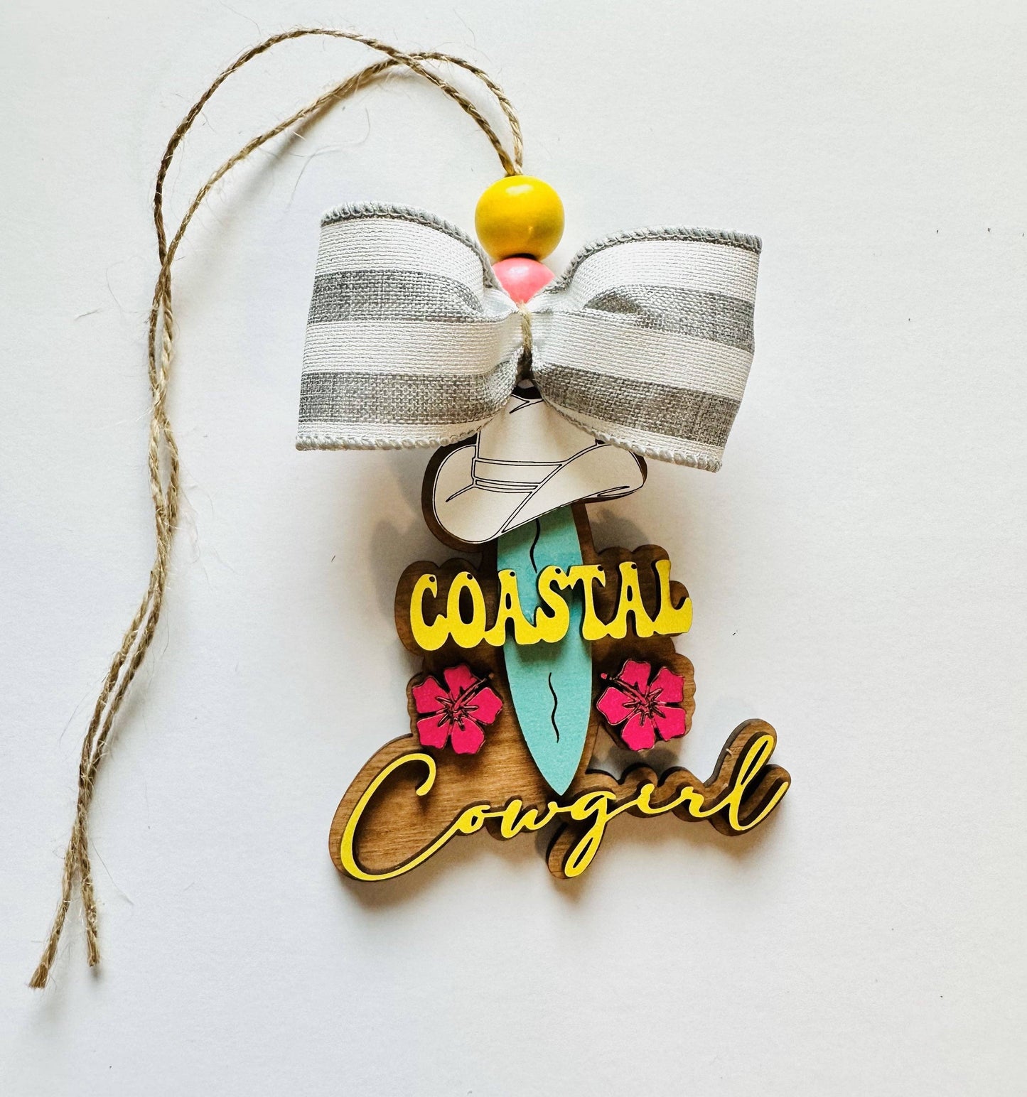 Southern Attitude Designs Inc Blouses Coastal Cowgirl Car Charm/Bag Tag