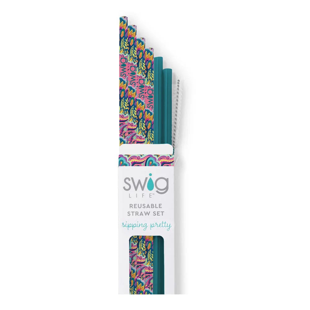 Swig Tumbler BAZAAR Reusable Straw Set