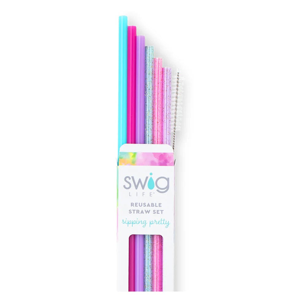 Swig Tumbler CLOUD NINE Reusable Straw set