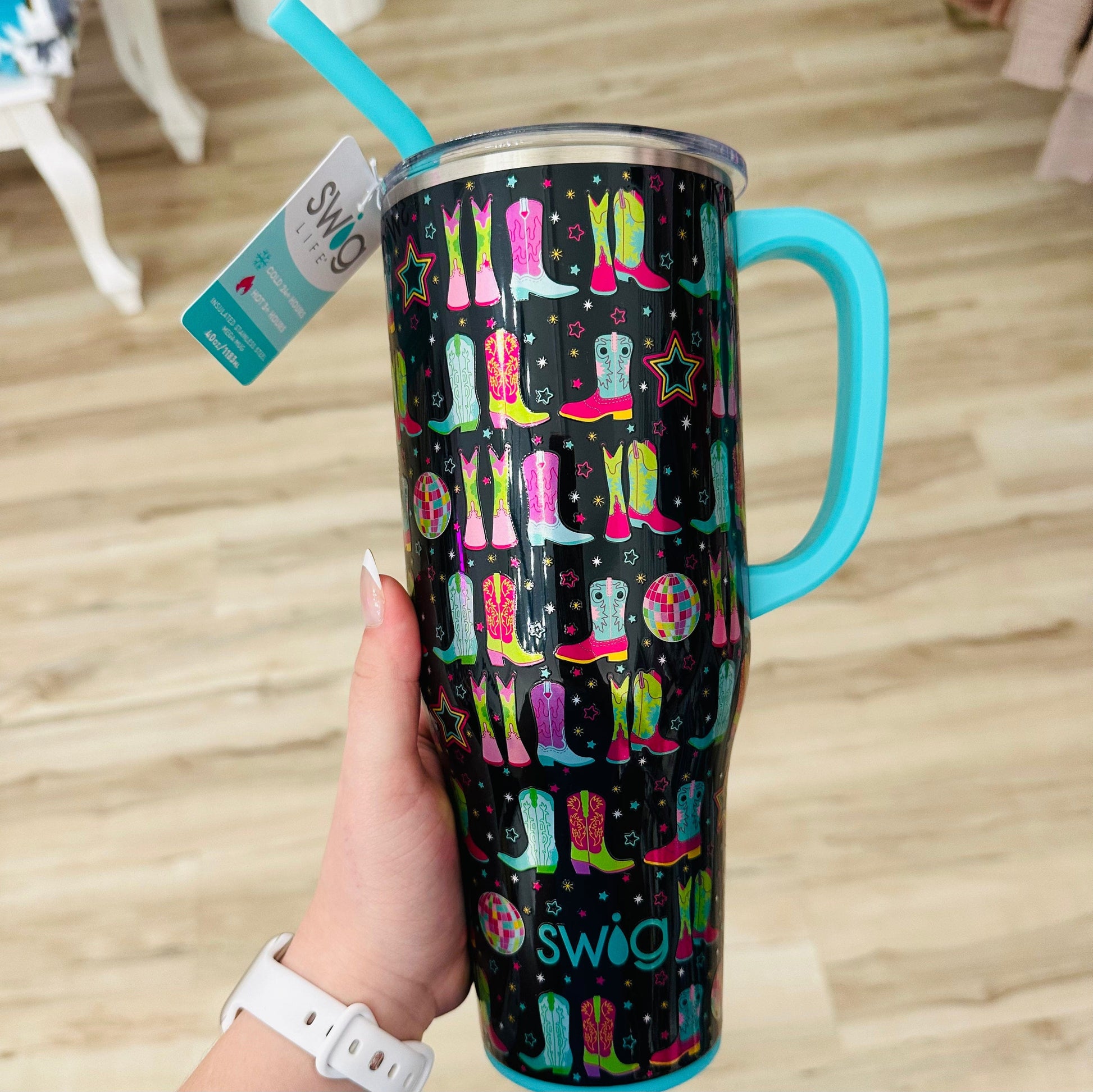 Swig Tumbler Disco Cowgirl Mega Mug (40oz)