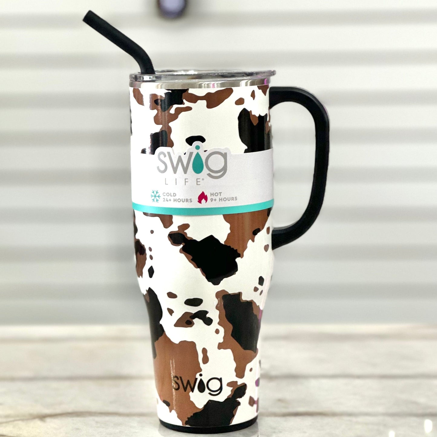 Swig Tumbler Hayride Cow Mega Mug (40oz)