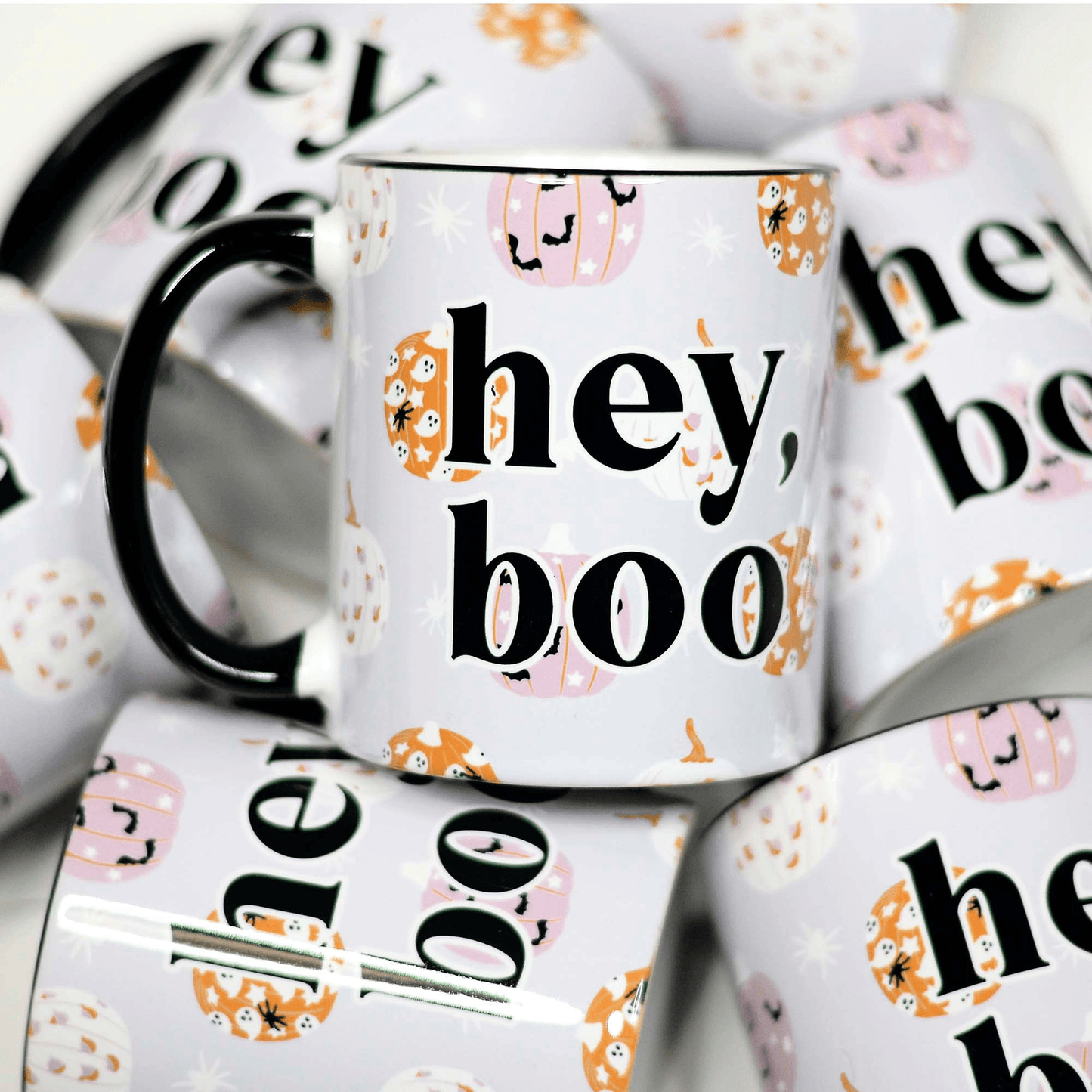 Envy Stylz Boutique Coolie - Can - Drink Hey Boo Halloween Mug