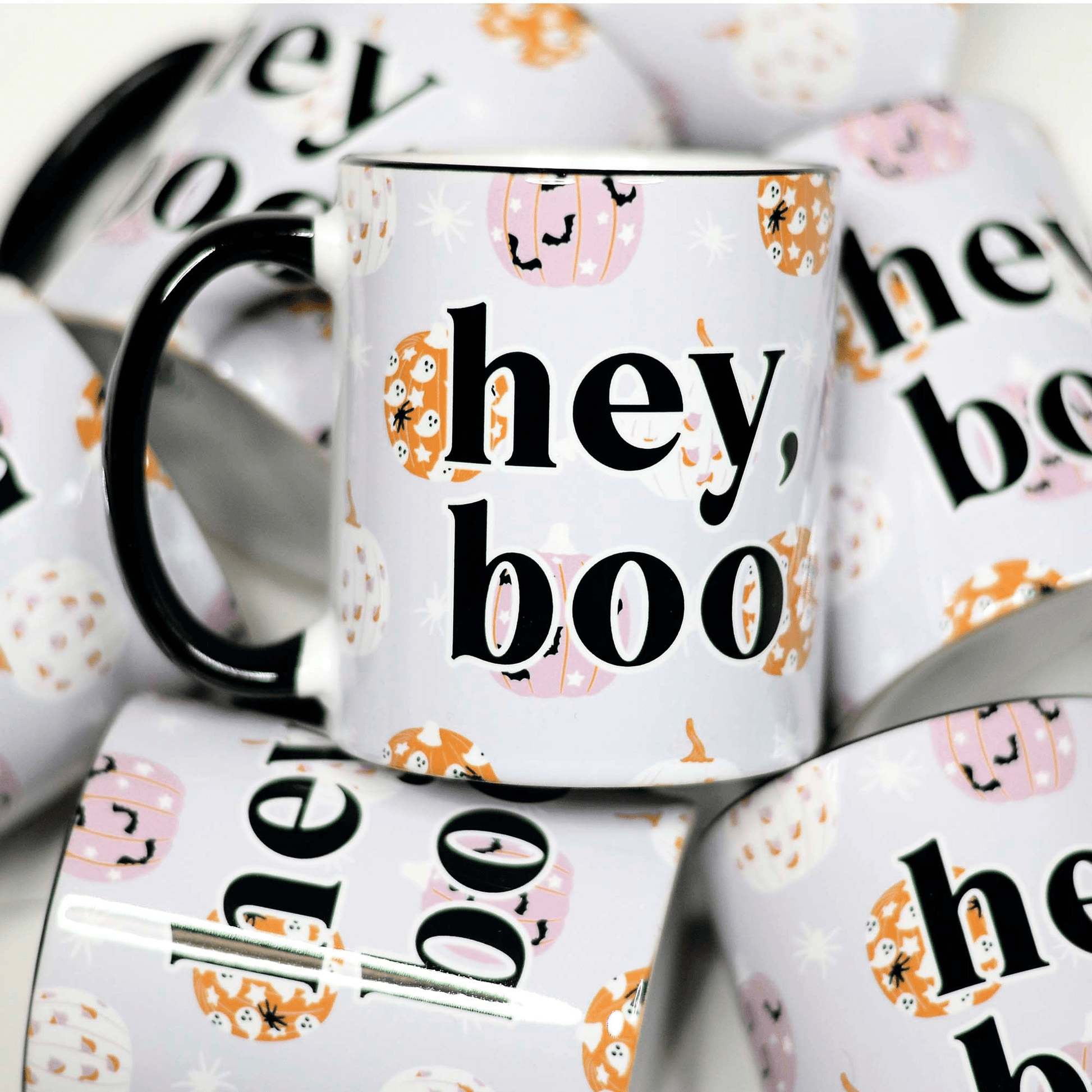 Envy Stylz Boutique Coolie - Can - Drink Hey Boo Halloween Mug