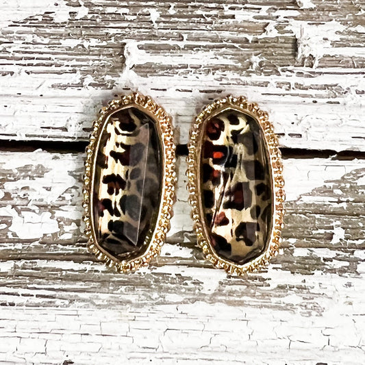 Envy Stylz Boutique Women - Accessories - Earrings Leopard Stud Earrings