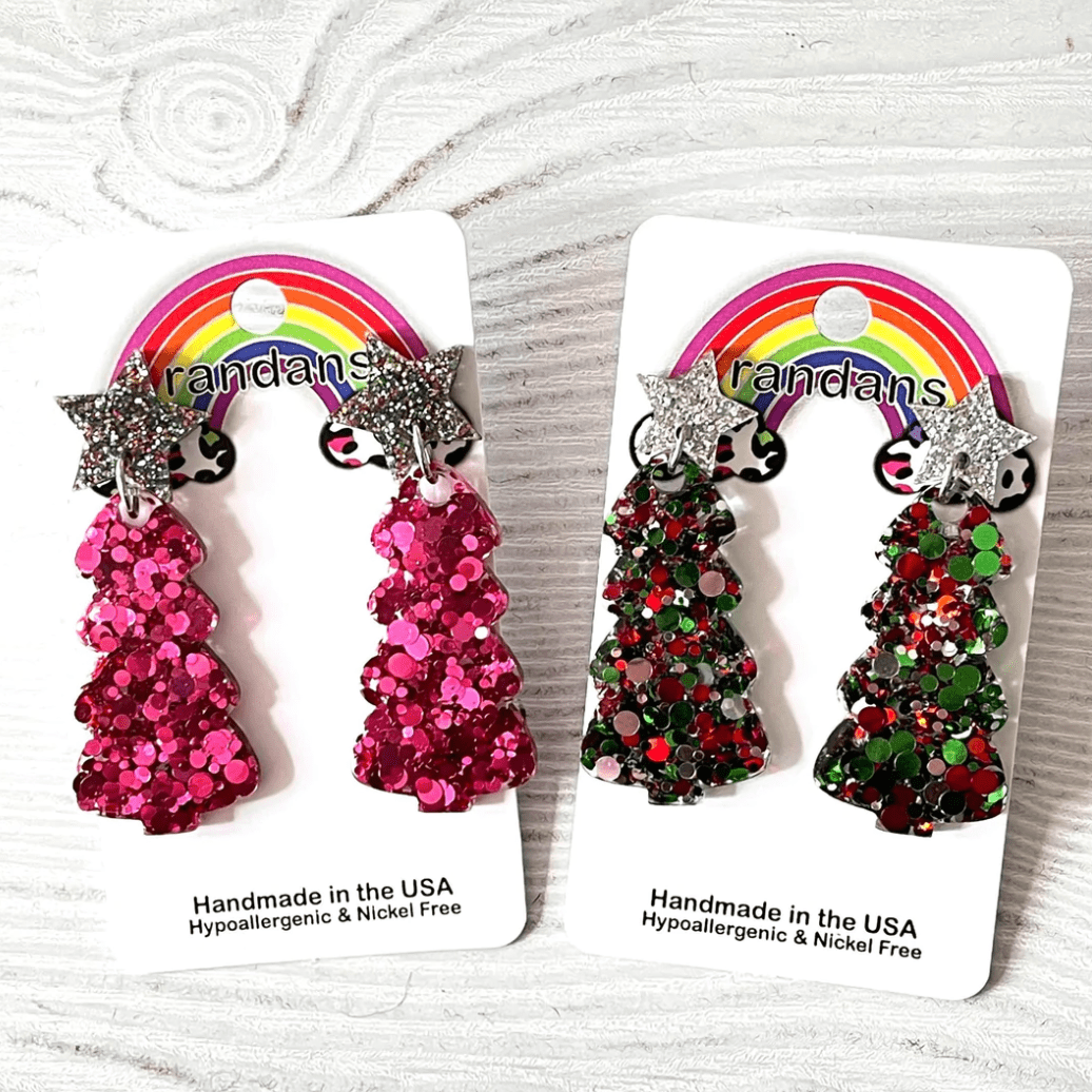 Envy Stylz Boutique Women - Accessories - Earrings Randan's Glitter Trees Earrings
