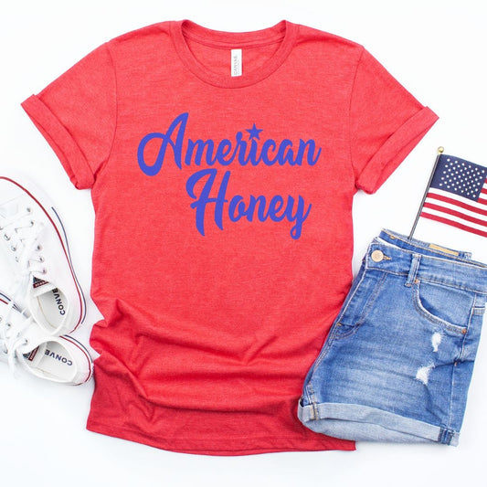 Envy Stylz Boutique Women - Apparel - Shirts - T-Shirts American Honey Soft Graphic Tee