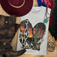 Envy Stylz Boutique Women - Apparel - Shirts - T-Shirts Cow Heart Cactus Graphic Tee