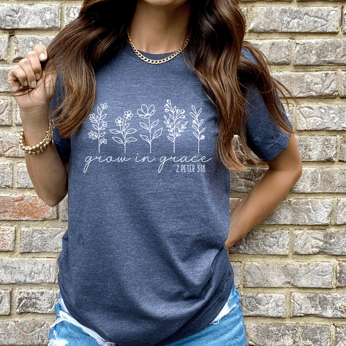 Envy Stylz Boutique Women - Apparel - Shirts - T-Shirts Grow In Grace Graphic Tee
